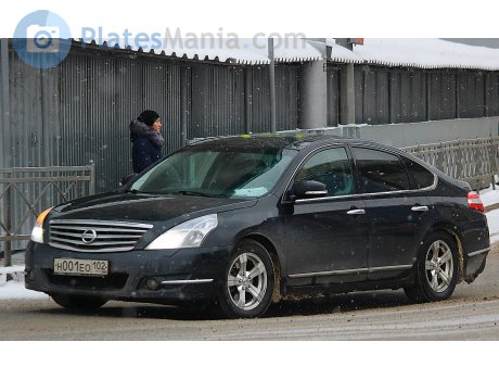 н001ео102, Nissan Teana