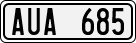 License plate of Sweden, Regular plates