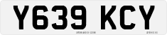 License plate of the United Kingdom, 1983 year system