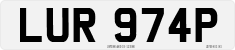 License plate of the United Kingdom, 1963 year system