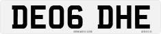 License plate of the United Kingdom, 2001 year system