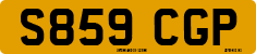 License plate of the United Kingdom, 1983 year system