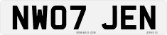 License plate of the United Kingdom, 2001 year system