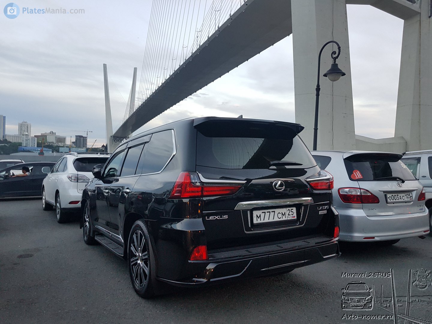 м 777 см 25, Lexus LX 3rd gen (J200), 2nd facelift, 2015–2021