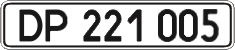 License plate Ukraine, Diplomatic