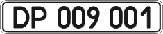 License plate Ukraine, Diplomatic