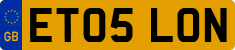 License plate of the United Kingdom, 2001 year system