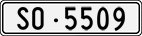 License plate of Switzerland, Cars