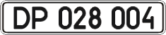License plate Ukraine, Diplomatic