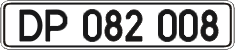 License plate Ukraine, Diplomatic