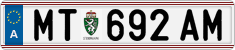 License plate of Austria, Regular plates