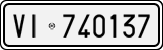 License plate of Italy, Cars (1927 year series)