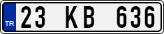 License plate of Turkey, Regular plates