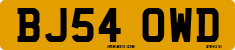 License plate of the United Kingdom, 2001 year system