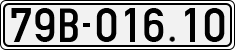 License plate of Vietnam, Cars