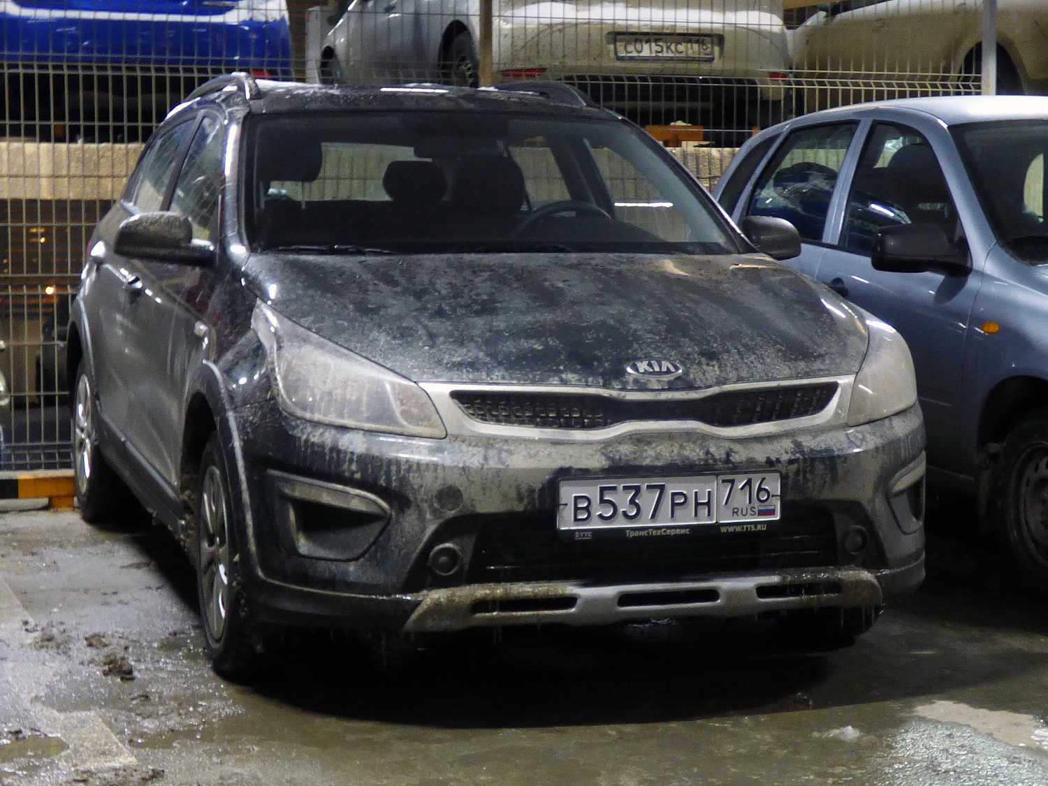 в 537 рн 716, Kia Rio 4th gen X-Line Hatch (FB; CIS-market), 2017–2020