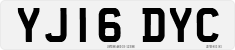 License plate of the United Kingdom, 2001 year system