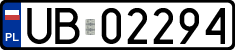 License plates of Poland, Military