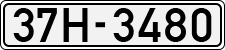License plate of Vietnam, Cars