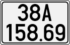 License plate of Vietnam, Cars