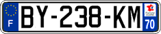 French license plate, SIV (ordinary)