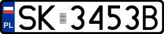 License plates of Poland, Regular car plates
