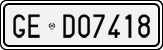 License plate of Italy, Cars (1927 year series)