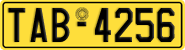 License plate of Greece, Taxi