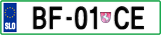 License plate of Slovenia, Trailers