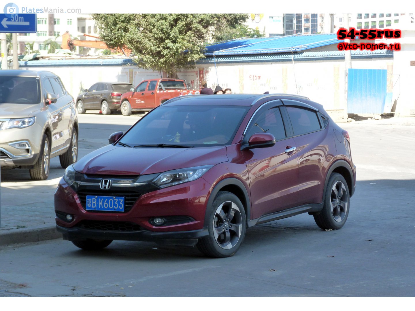 琼B·K6033, Honda Vezel 1st gen (RU), 2013–2021