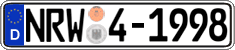 German license plate, Regional authorities