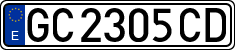 License plates of Spain, 1971 year series