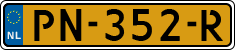 License plate of the Netherlands, Cars