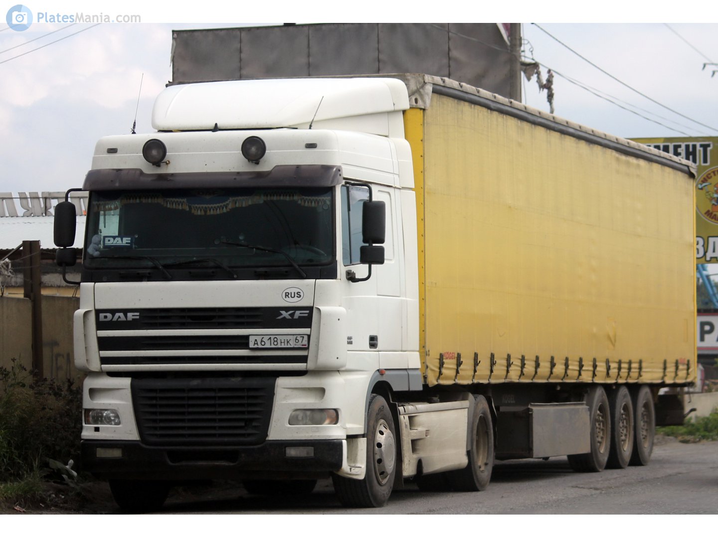 а 618 нк 67, DAF XF 