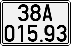 License plate of Vietnam, Cars