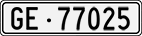 License plate of Switzerland, Cars