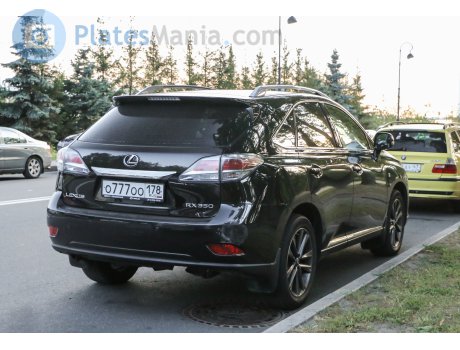 о777оо178, Lexus RX