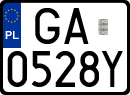 License plates of Poland, Regular car plates
