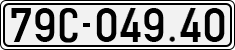 License plate of Vietnam, Cars