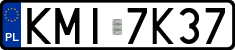 License plates of Poland, Regular car plates