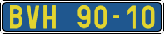 License plate of the Czech Republic, Foreign citizens and enterprises (1960)