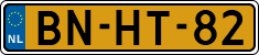 License plate of the Netherlands, Heavy Commercial Vehicles (1994 system)