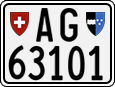 License plate of Switzerland, Motorcycles