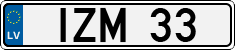 License plate of Latvia, Vanity Plates