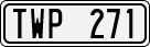 License plate of Sweden, Regular plates