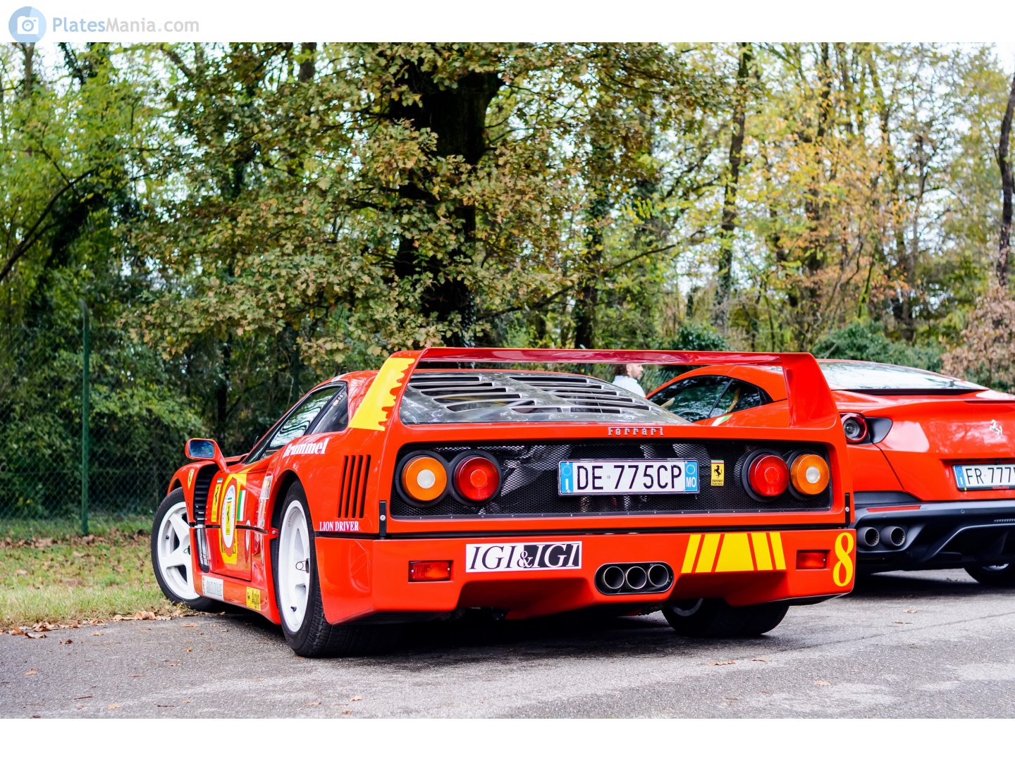 DE 775 CP, Ferrari F40 1st gen (F120), 1987–1992