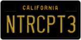 California, Vanity Plates
