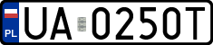 License plates of Poland, Military
