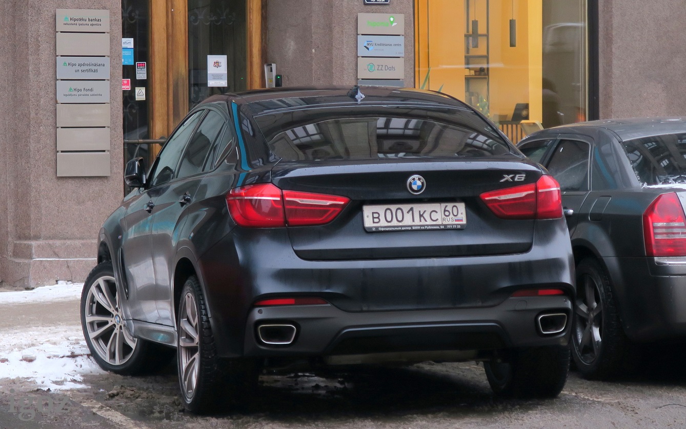 в 001 кс 60, BMW X6 2nd gen (F16), 2014–2019