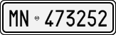 License plate of Italy, Cars (1927 year series)